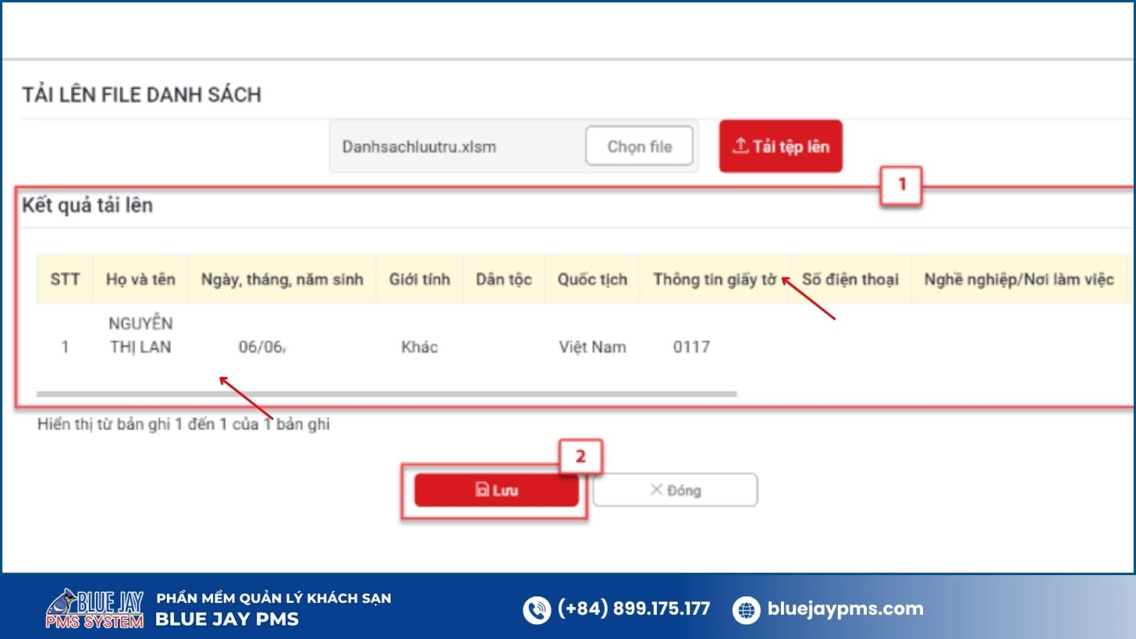  khai báo lưu trú khách sạn